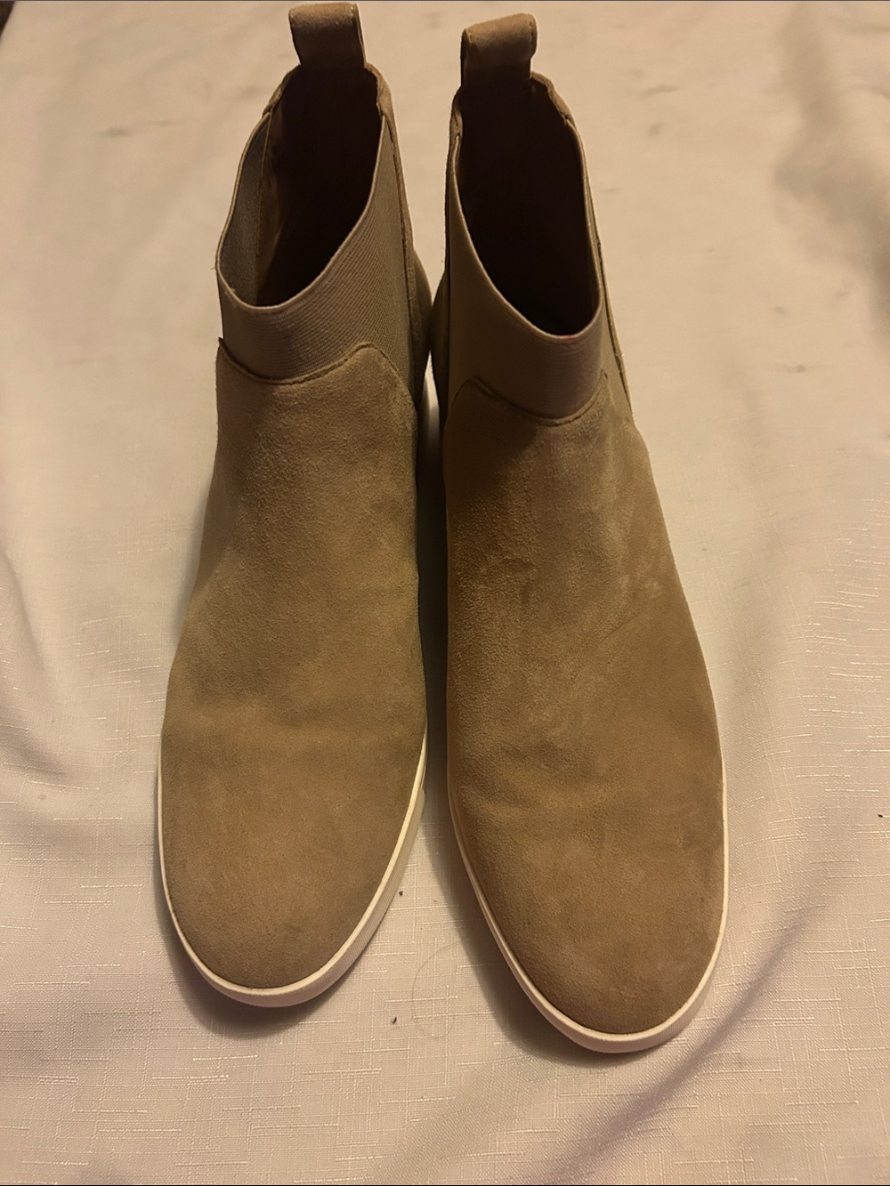 Paolo Women's Chukka Boots in Taupe Suede